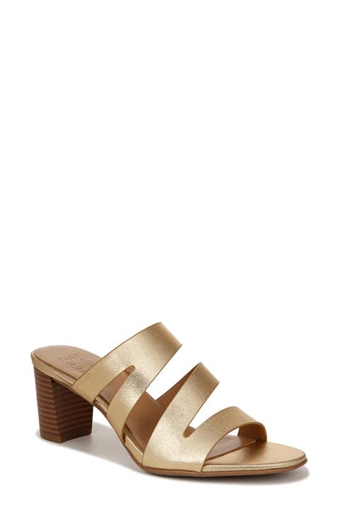 Beaming Block Heel Slide Sandal (Women) (Wide Width Available)