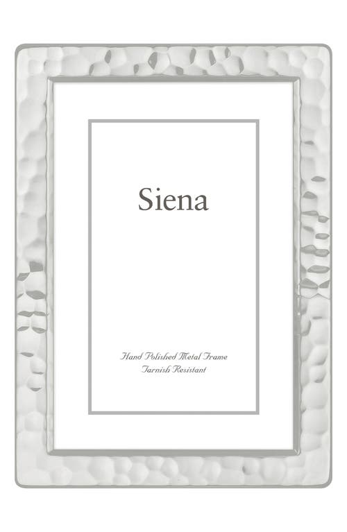 Siena Narrow Hammered 5 X 7-inch Picture Frame In Gray