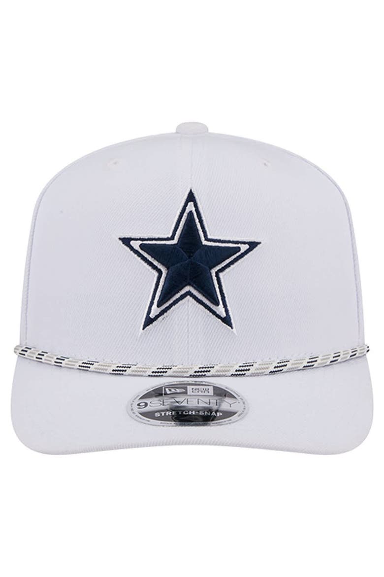 Men's New Era White Dallas Cowboys Gameday Multi Rope 9SEVENTY Adjustable Hat, Alternate, color, White