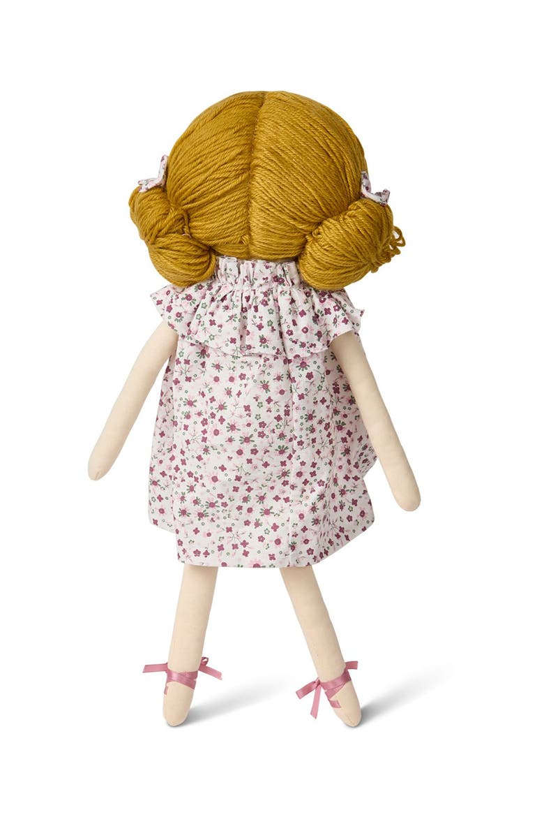 Baby "Luna" Cotton and Linen Rag Doll, Alternate, color, Winter White