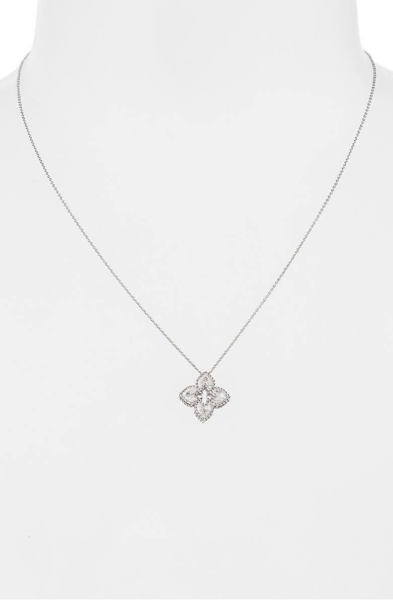 Roberto Coin Venetian Princess Diamond Pendant Necklace, Alternate, color, 