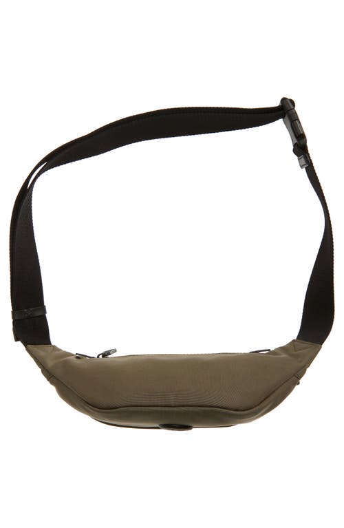 Moncler Small Durance Water Repellent Belt Bag In Olive Green