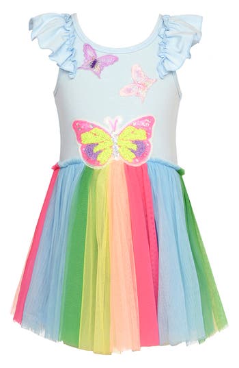 Shop Baby Sara Kids' Butterfly Appliqué Tutu Dress