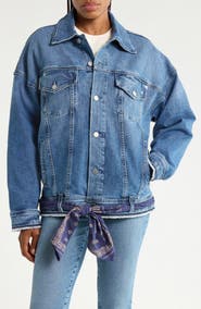 AG Kendrix Belted Denim Jacket