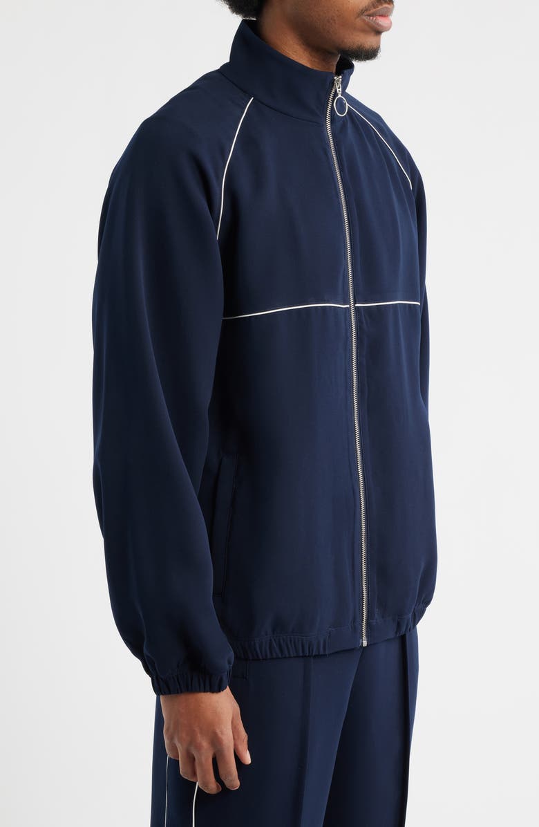 KROST Piped Track Jacket, Alternate, color, Dark Navy