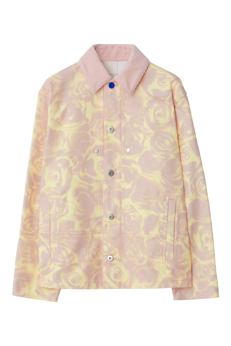Rose Print Shirt Jacket, Alternate, color, CAMEO IP PATTERN