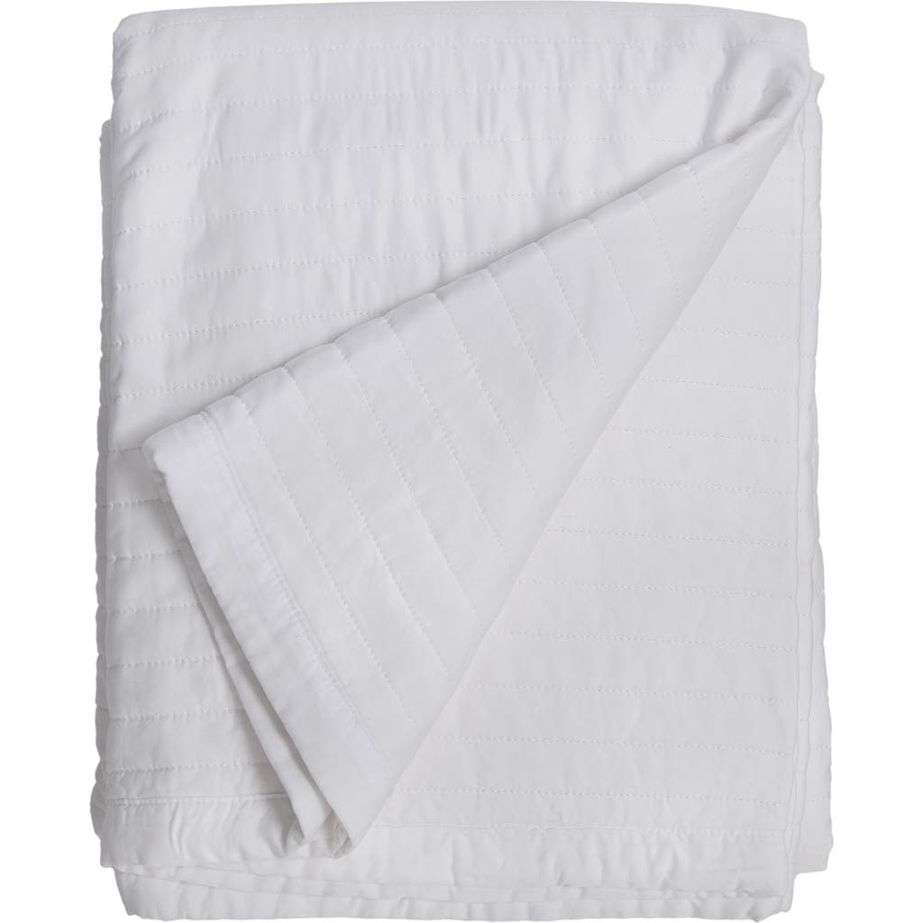 Pom Pom At Home Carlyle Quilted Coverlet In White
