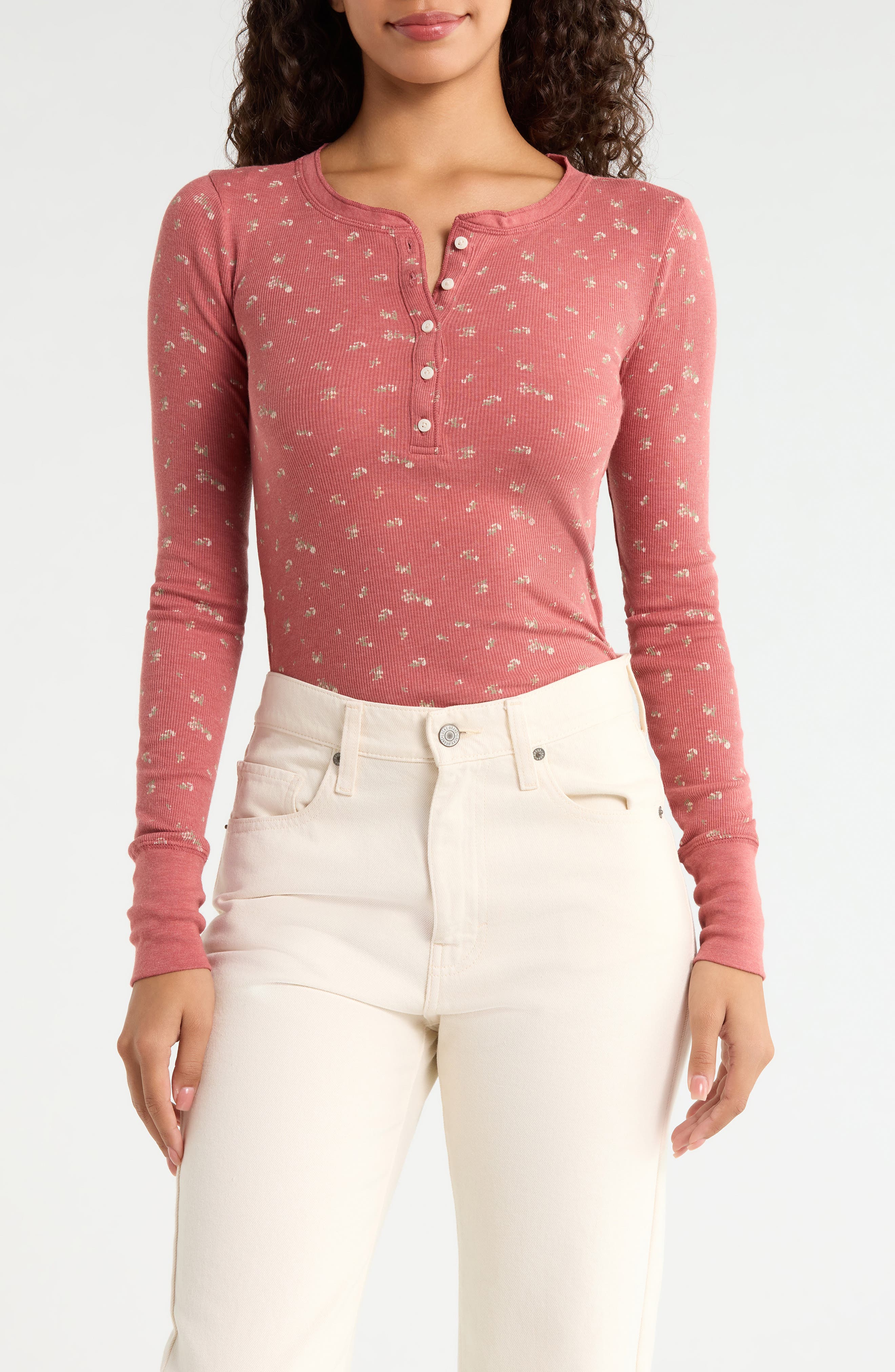 RED FLORAL