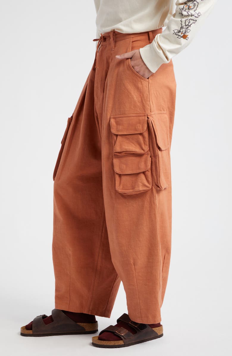 Story mfg. Forager Organic Cotton Slub Cargo Pants, Alternate, color,