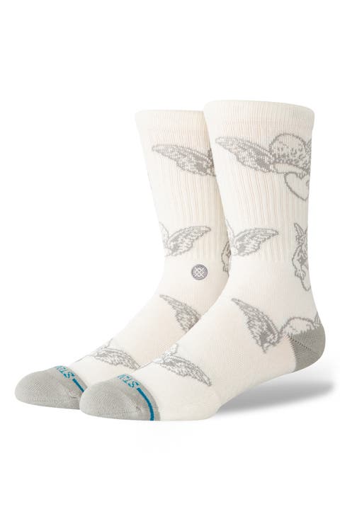 Cherub Combed Cotton Blend Crew Socks