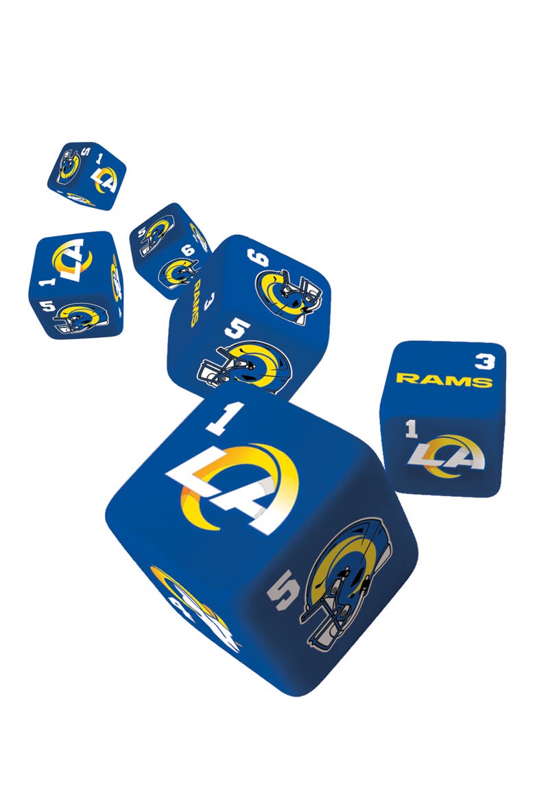 Los Angeles Rams Dice Set - 19mm, Alternate, color, Multicolor