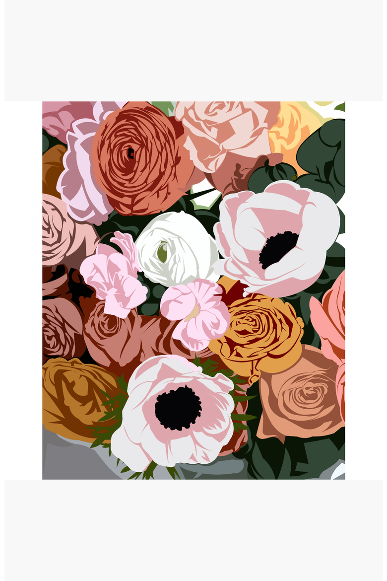 Delightful Delivery Special Edition Illustrated Paint-by-Numbers Kit, Alternate, color, Multicolor