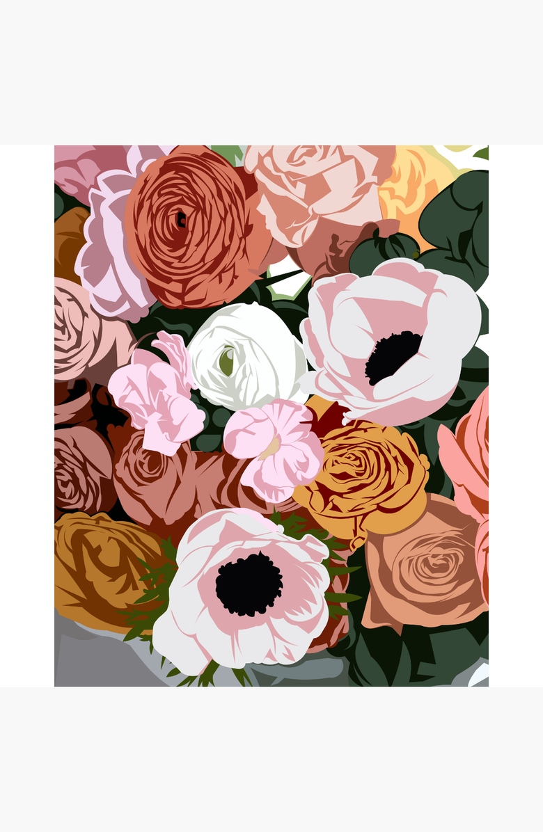 Pink Picasso Kits Delightful Delivery Special Edition Illustrated Paint-by-Numbers Kit, Alternate, color, Multicolor