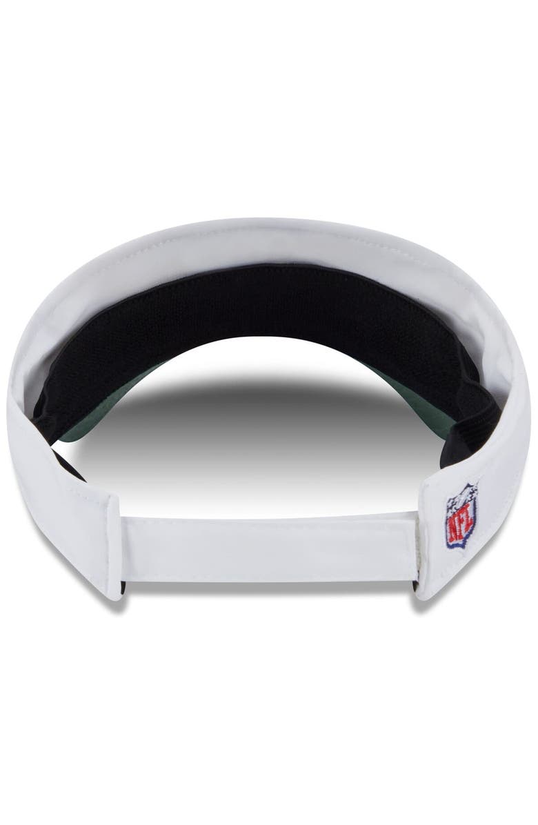 New Era Men's New Era White/Green Green Bay Packers 2025 NFL Training Camp Adjustable Visor, Alternate, color, White