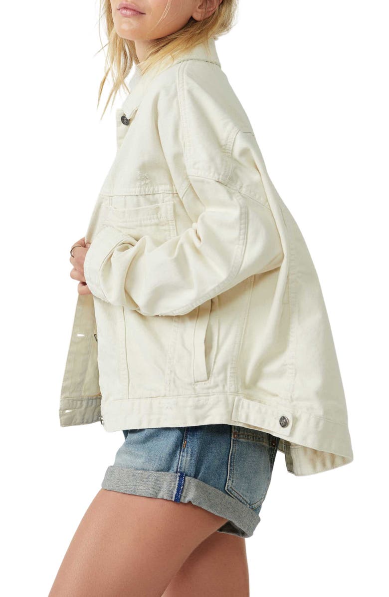 Free People Opal Swing Denim Jacket, Alternate, color, 