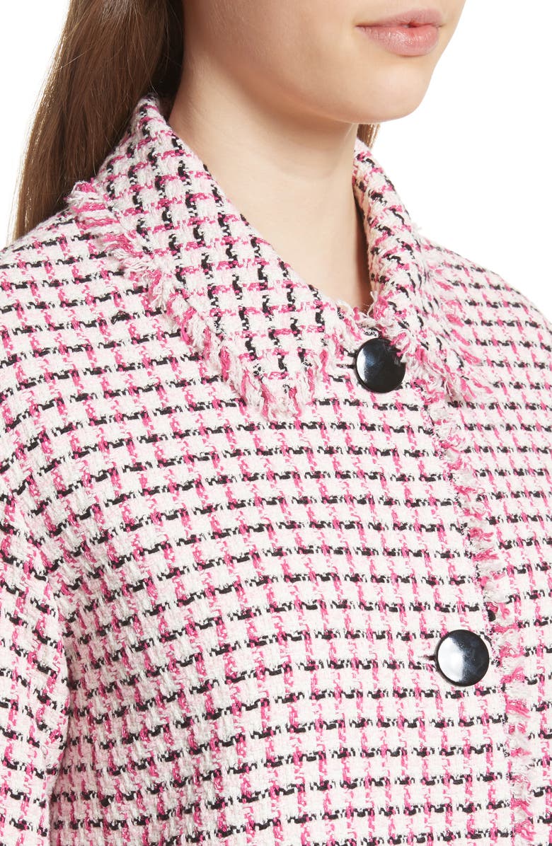 Kate Spade New York tweed coat, Alternate, color,