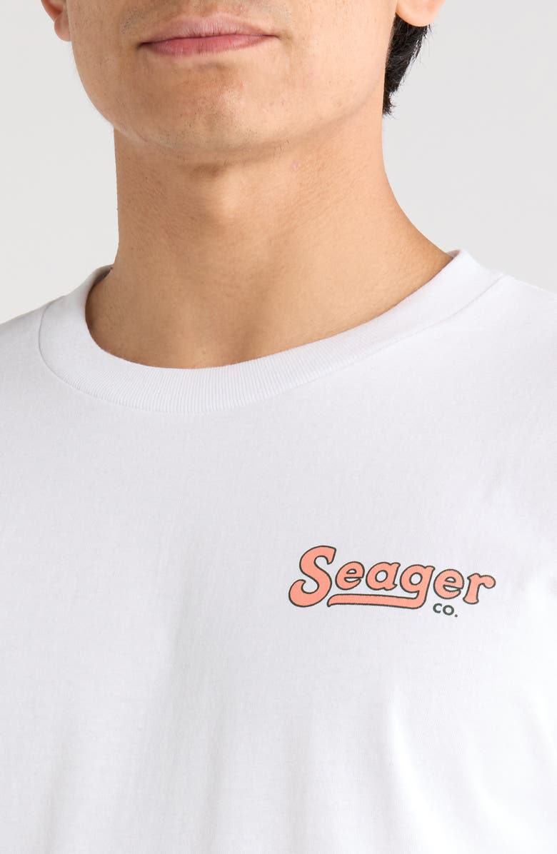 Seager Co Drifting the West Cotton Graphic T-Shirt, Alternate, color, White