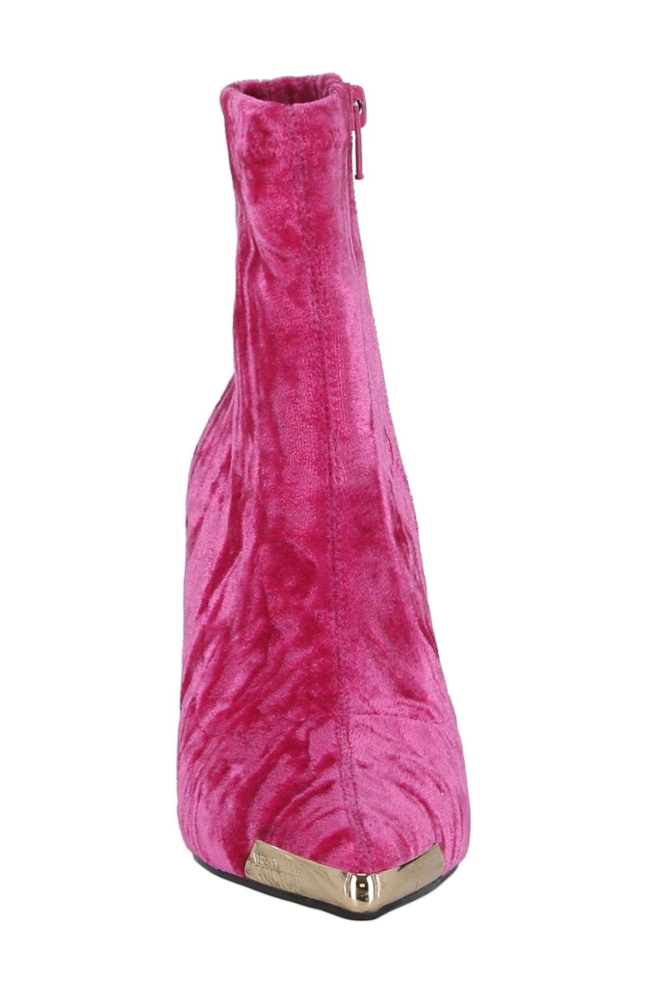 Versace Jeans Pointed Cap Toe Bootie, Alternate, color, 