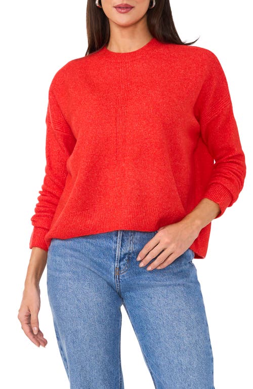 Vince Camuto Cropped Crewneck Sweater in Crossfire 