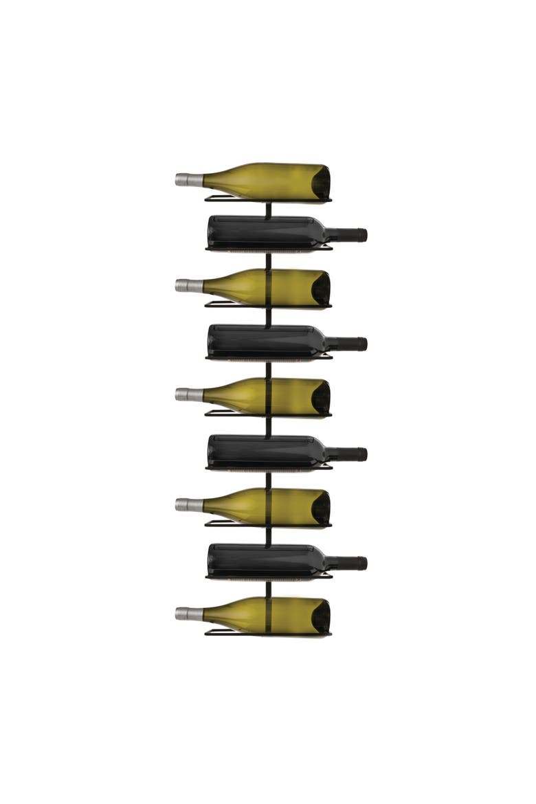 Align Wall-Mounted Wine Rack, Main, color, Black