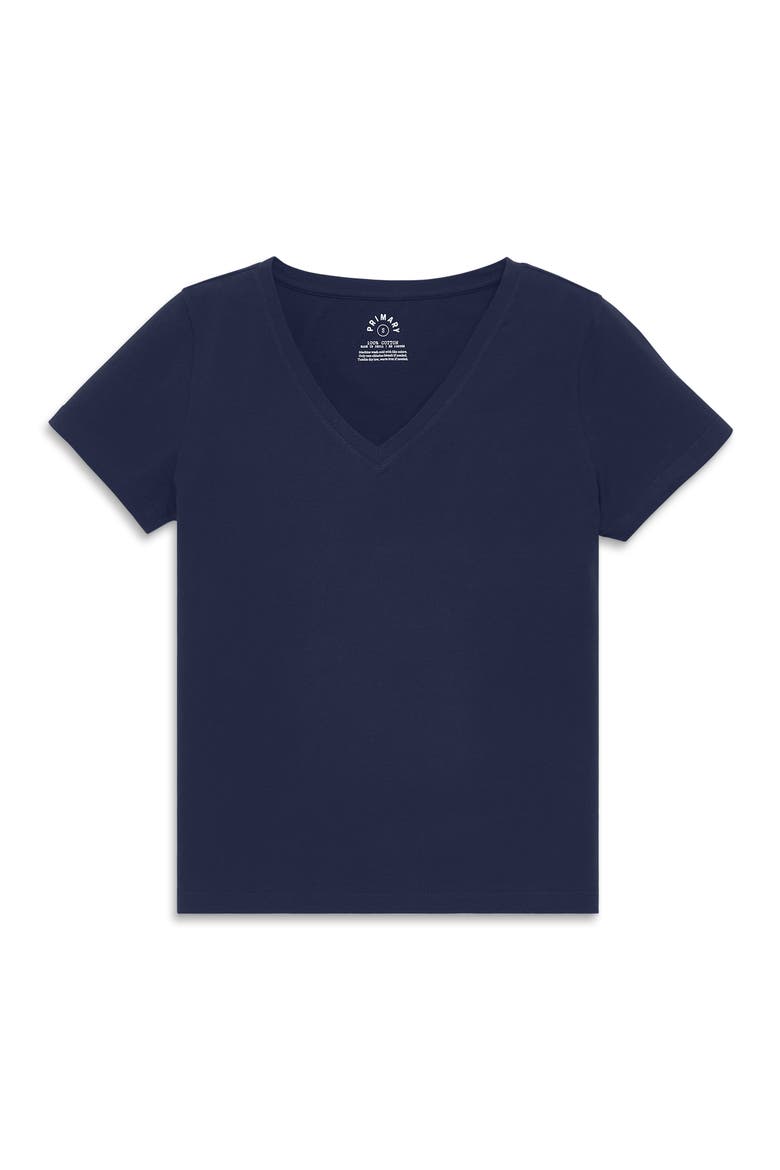 Adult Easy V-Neck Tee, Alternate, color, Navy