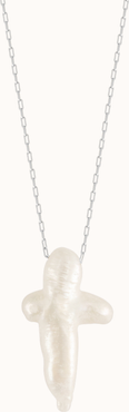 Joiana Jewelry Pearl Cross Necklace