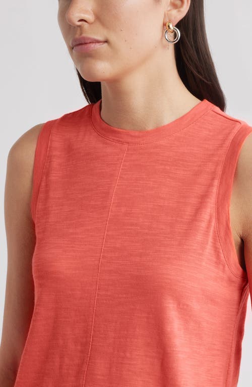 Caslonr Caslon(r) Sleeveless Cotton Blend Crewneck T-shirt
