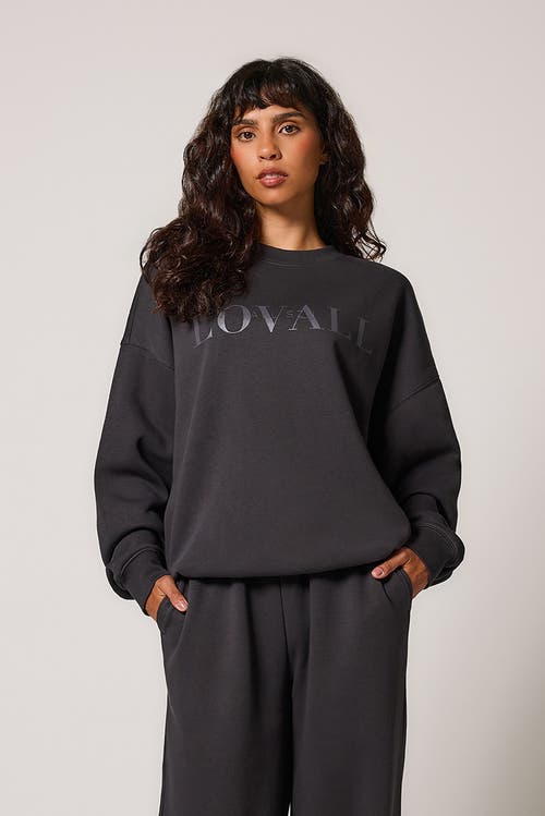 LOVALL ALL SZN Organic Oversized Sweatshirt Four in Shadow  product