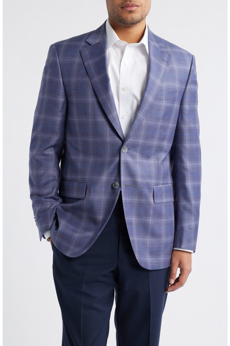 Flynn Classic Sport Coat, Main, color, PURPLE