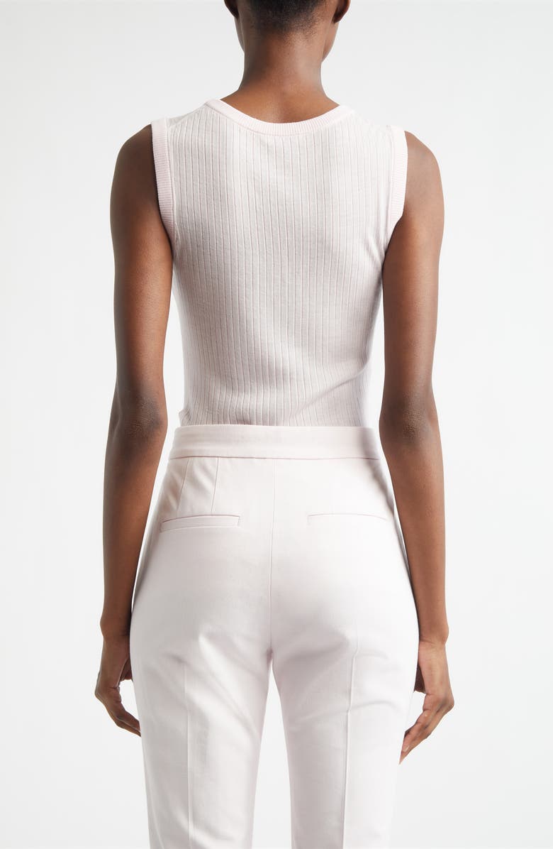 A.L.C. Mick Rib Ultrafine Merino Wool Tank, Alternate, color, Cherry Blossom