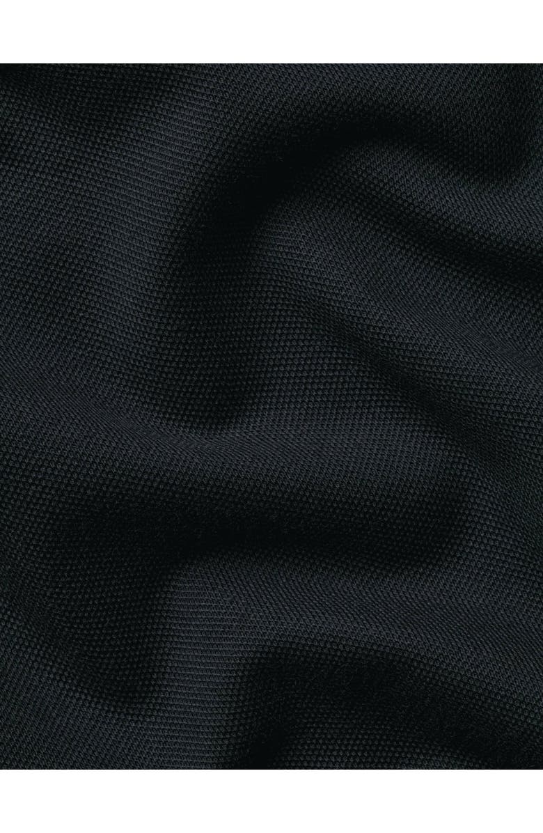 Charles Tyrwhitt Short Sleeve Cotton Stretch Pique Polo, Alternate, color, Black