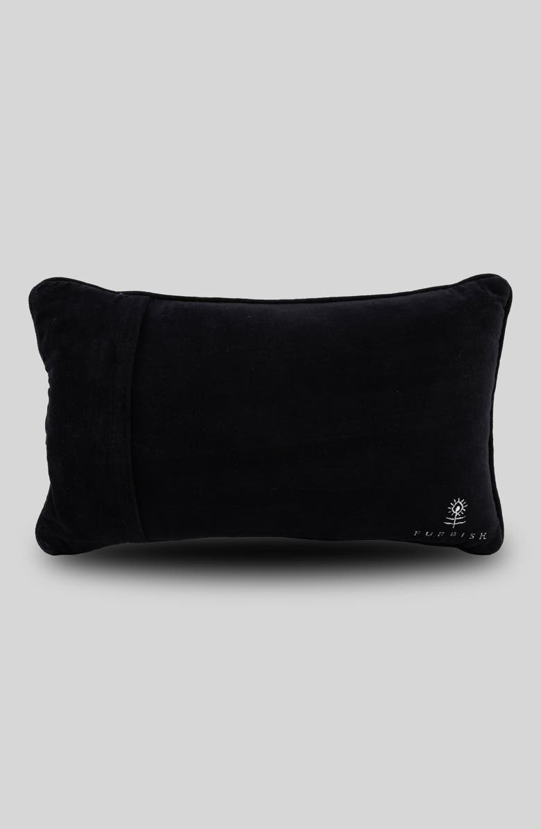 Furbish Needlepoint Pillow, Alternate, color, Can't Stay Here