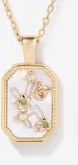 Little Sky Stone Birthstone Zodiac Charm Necklace
