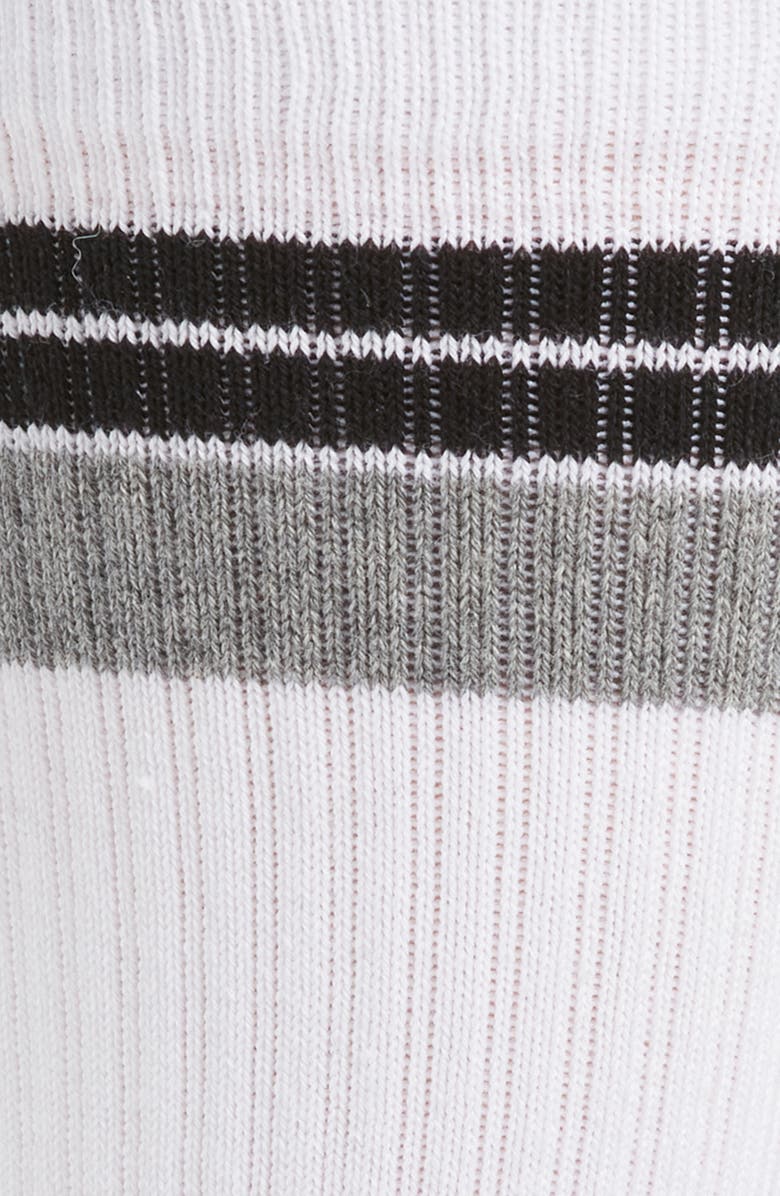 COMRAD Stripe Cotton Blend Crew Socks, Alternate, color, 