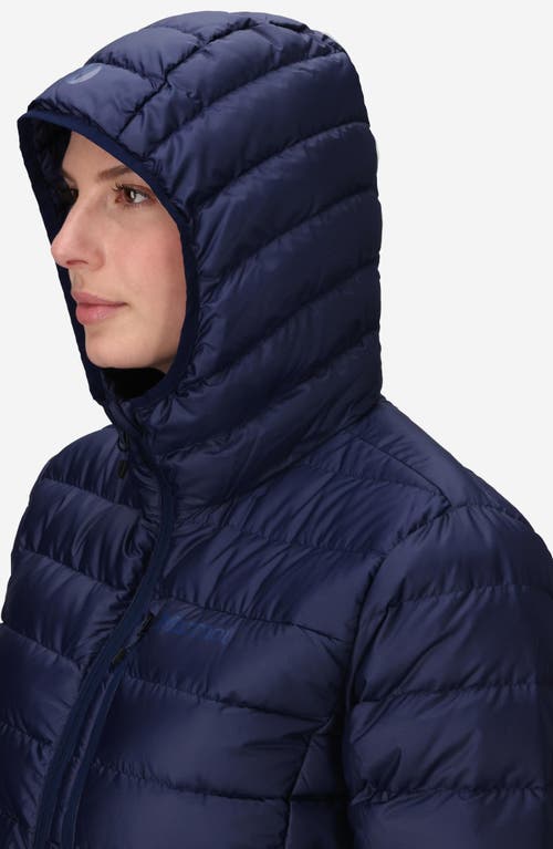 Marmot Highlander 700 Fill Power Down Hooded Jacket In Blue