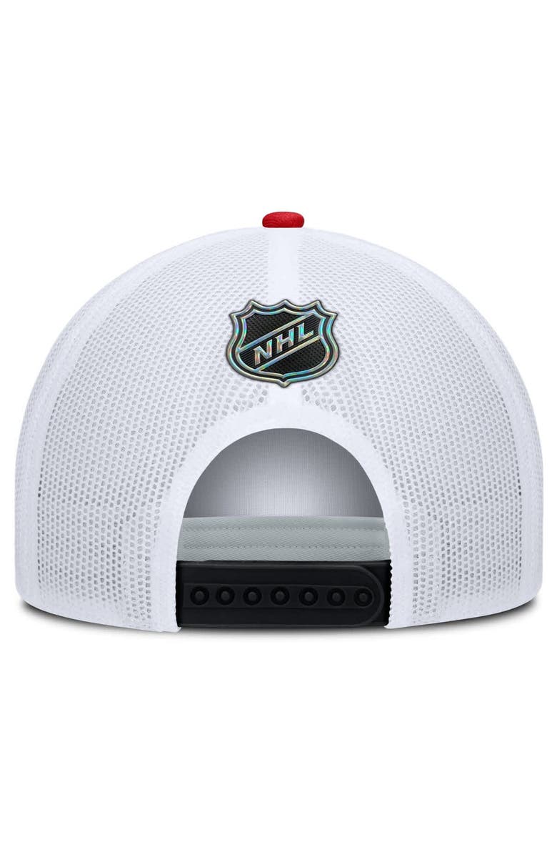 FANATICS Men's Fanatics Black/White Detroit Red Wings Authentic Pro Rink A-Frame Adjustable Hat, Alternate, color, Black