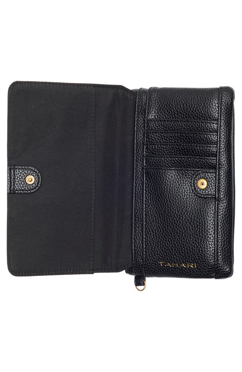 T Tahari Sicily Wristlet Bifold Wallet, Alternate, color, Black