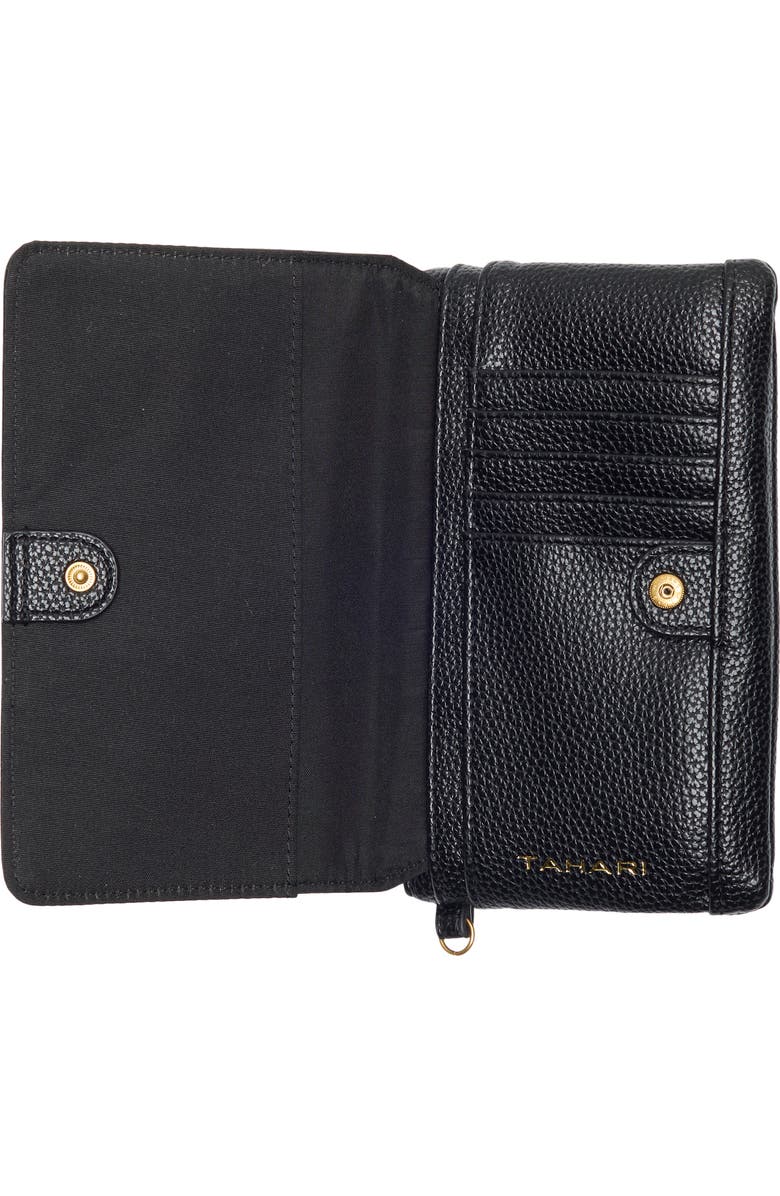 T Tahari Sicily Wristlet Bifold Wallet, Alternate, color, Black