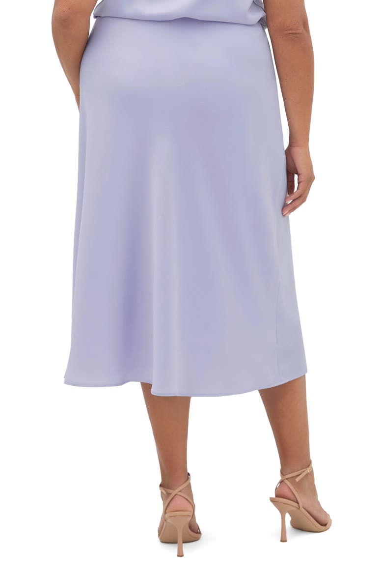 Miranda A-Line Midi Skirt, Alternate, color, LILAC
