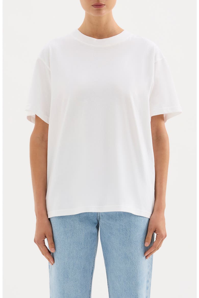 Boyfriend Tee, Main, color, White