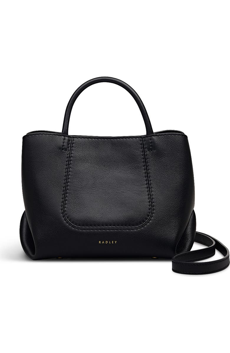 Radley The Compton Small Ziptop Satchel Bag, Main, color, Black