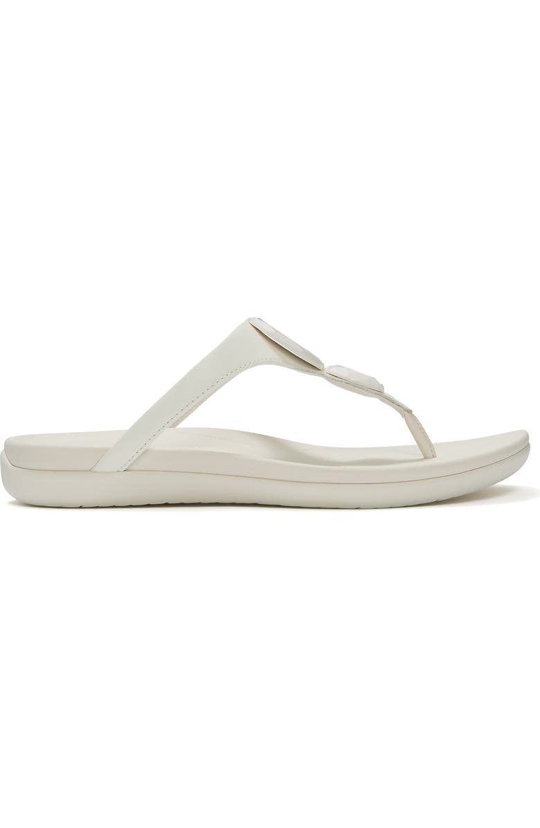 FitFlop Solay Glossy-Disc Toe-Post, Alternate, color, Cream