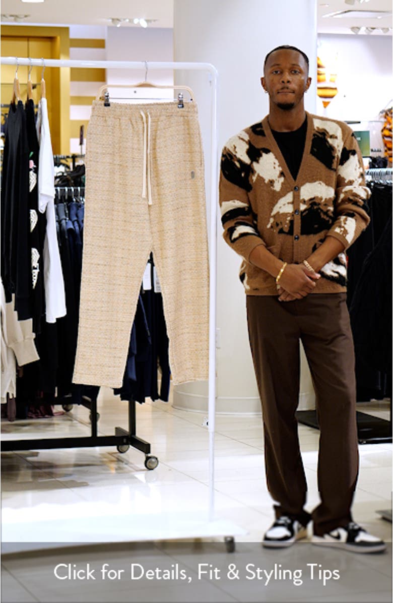 Tweed Drawstring Slacker Pants, sales video thumbnail