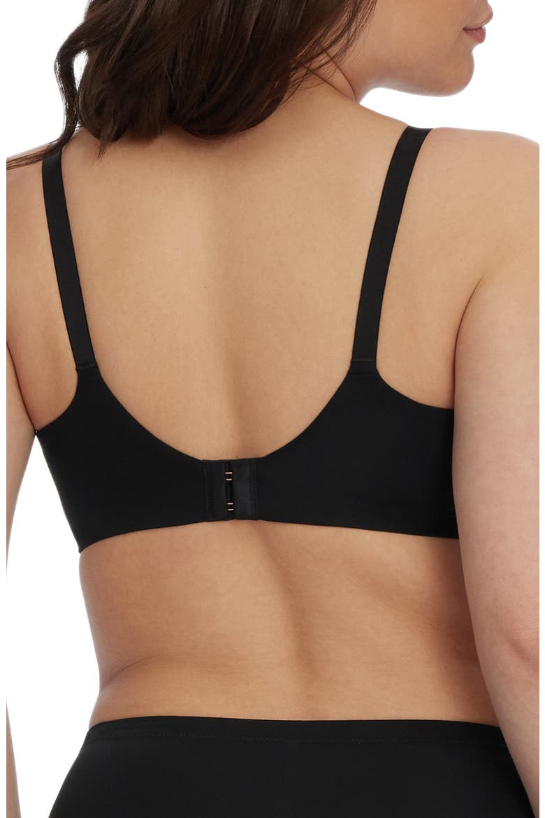 Lacy Underwire Full Coverage Bra, Alternate, color, BLACK