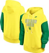 Nike Women's Nike Yellow/Green Oregon Ducks Oversized Legacy Phoenix Pullover Hoodie