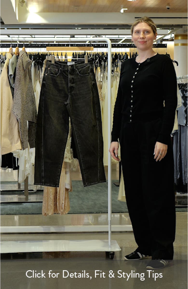 Westward High Waist Ankle Barrel Leg Jeans, sales video thumbnail