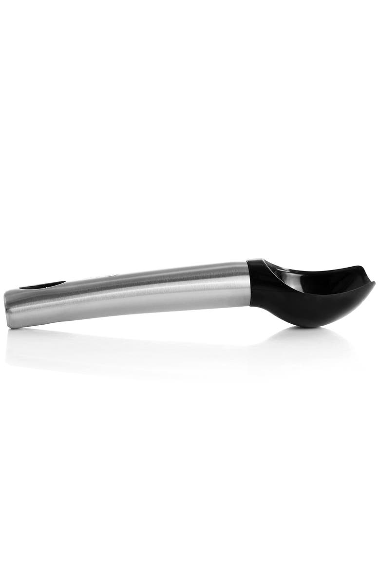 OSTER Baldwyn Stainless Steel and Plastic Ice Cream Scoop, Alternate, color, Black