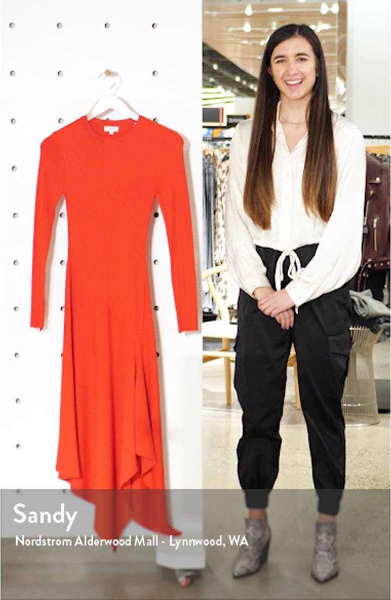 Viviana Asymmetrical Long Sleeve Dress, sales video thumbnail