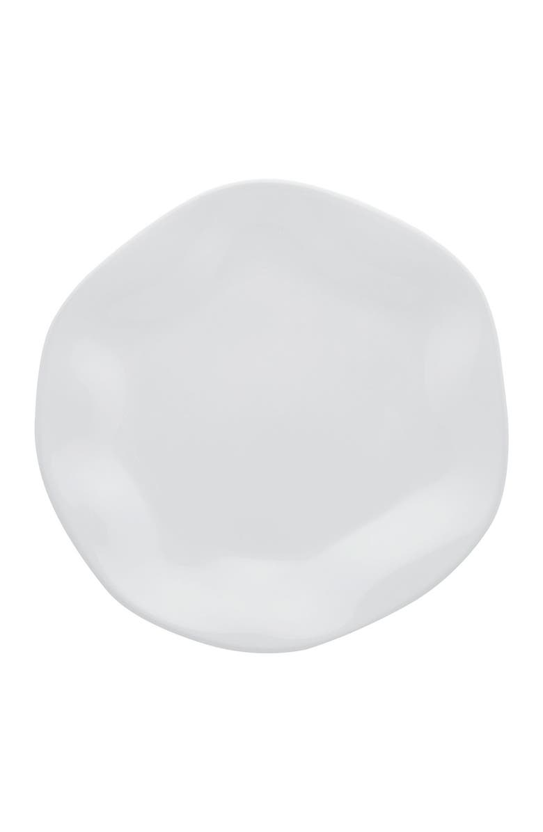 MANHATTAN COMFORT RYO 6 Medium 8.46" Salad Plates - White, Main, color, 