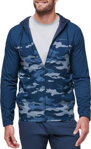 TravisMathew Camo Zip Hoodie